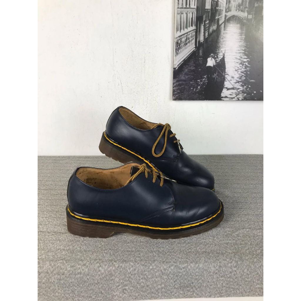Dr Martens 1461 Navy Double stitch