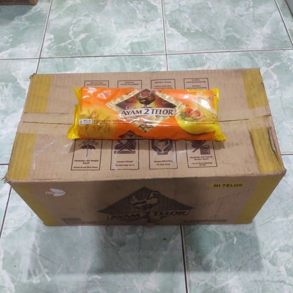 CAP AYAM 2 TELOR MI TELUR / CAP AYAM DUA TELOR MIE TELUR PER KARTON (20pcs x 200gr)