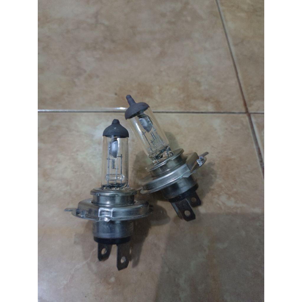 Lampu led 2 bohlam mobil motor H4