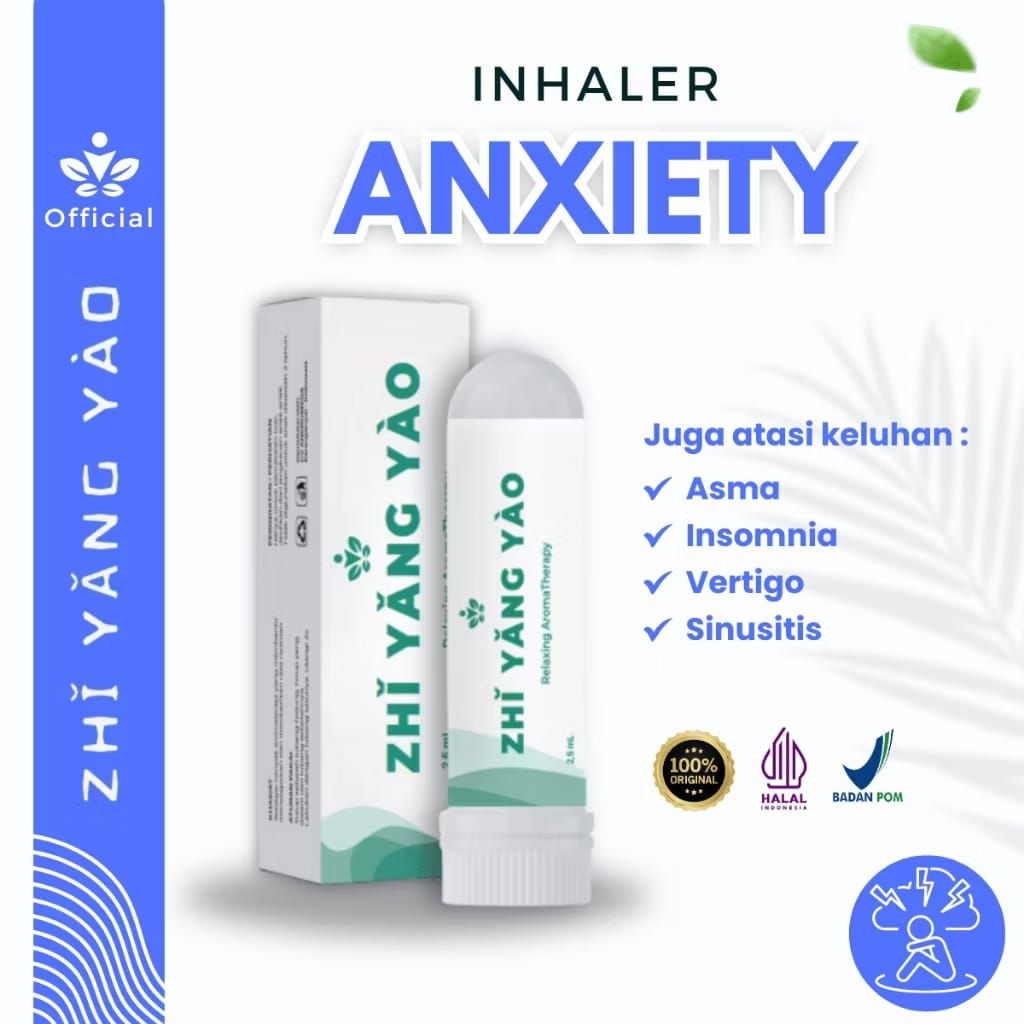Zhi Yang Yao Inhaler Anxiety Kecemasan Panik Herbal Anxiety Gangguan Kecemasan Panik Original