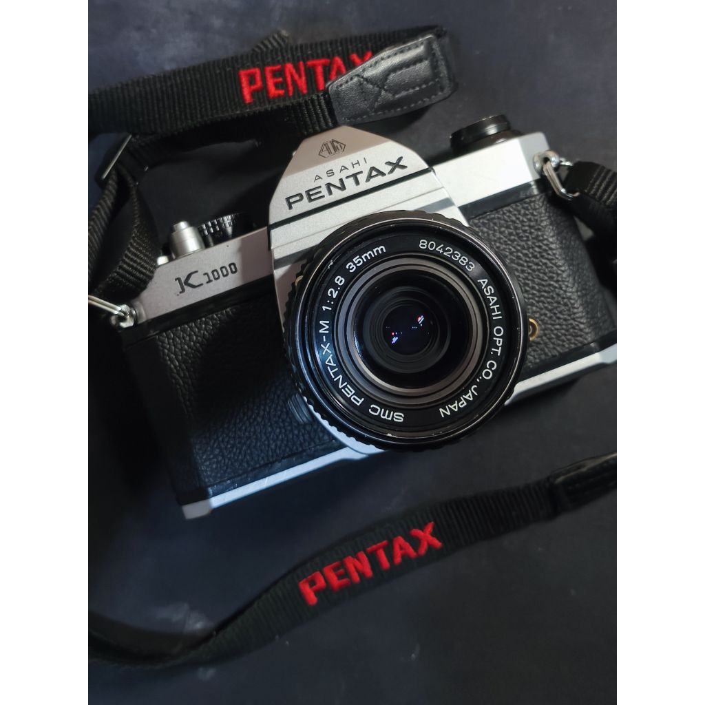 Kamera Analog Film SLR Asahi Pentax K1000 + 35 f2.8 (bonus Film)