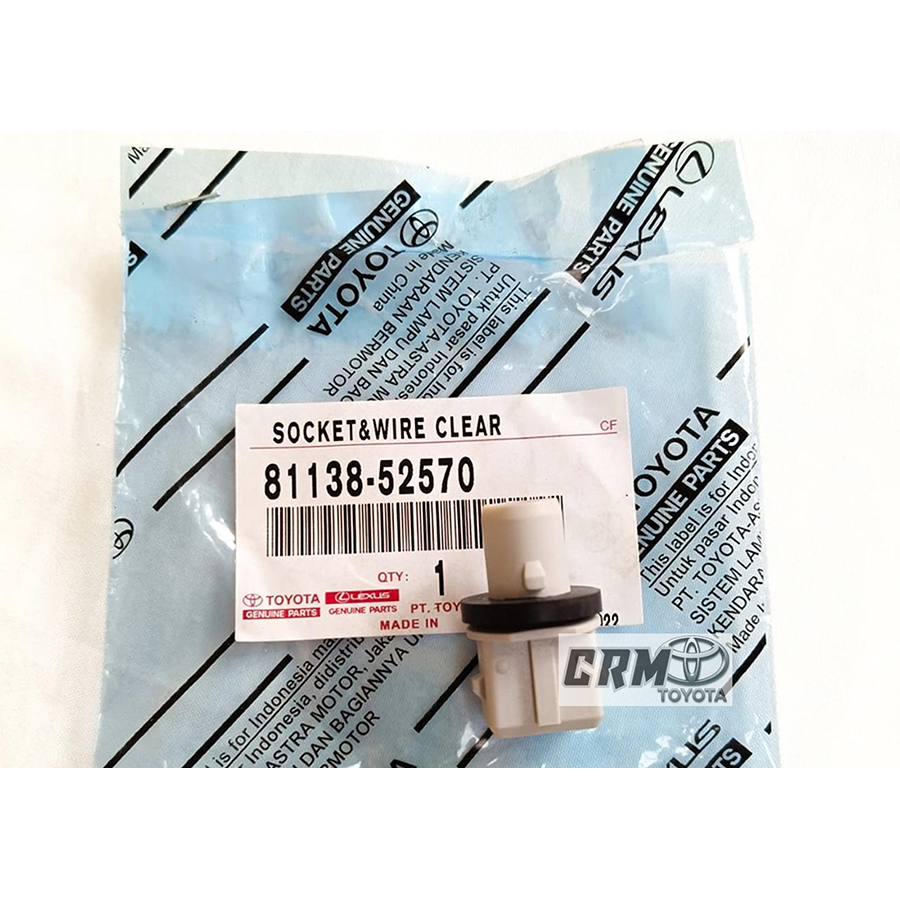 Soket Socket Colokan Lampu Senja Original Toyota Grand New Innova 2011-2016 Viting Socket Colokan La