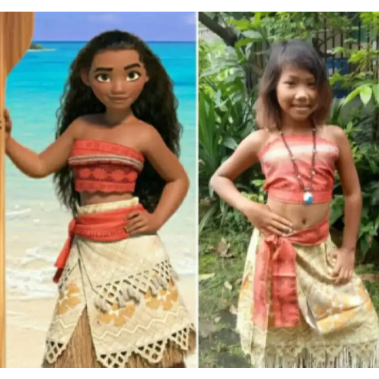 Kostum Moana Anak Cewek Baju Moana Kostum Anak Setelan Anak FIlm Moana