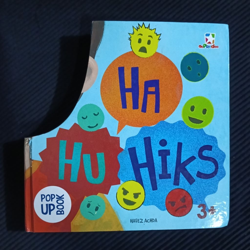 Buku Original • Pop Up Book Seri Ha Hu Hiks + Kartu Karakter dan Emosi