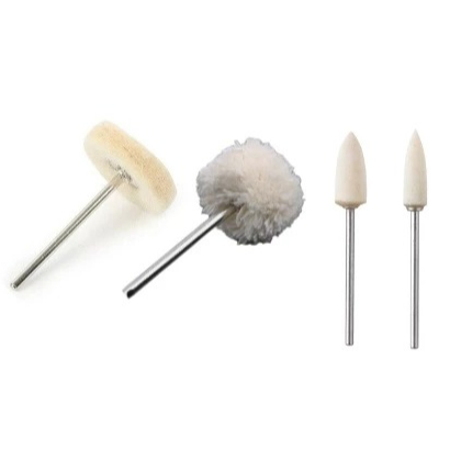 Dental Bur Cotton Bur Wool / Bulu Domba Dental / Feltcone / Felt cone bur