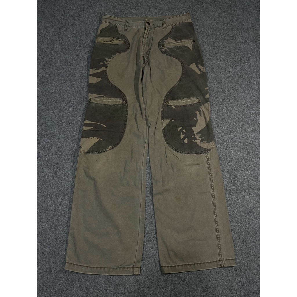 Celana cargo camo Allix Design Wear second