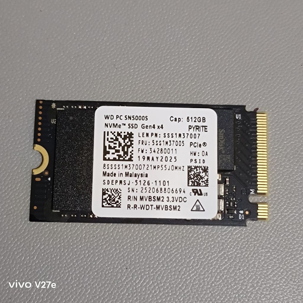 SSD M2 NVME 2242 512GB WD SN5000S GEN 4