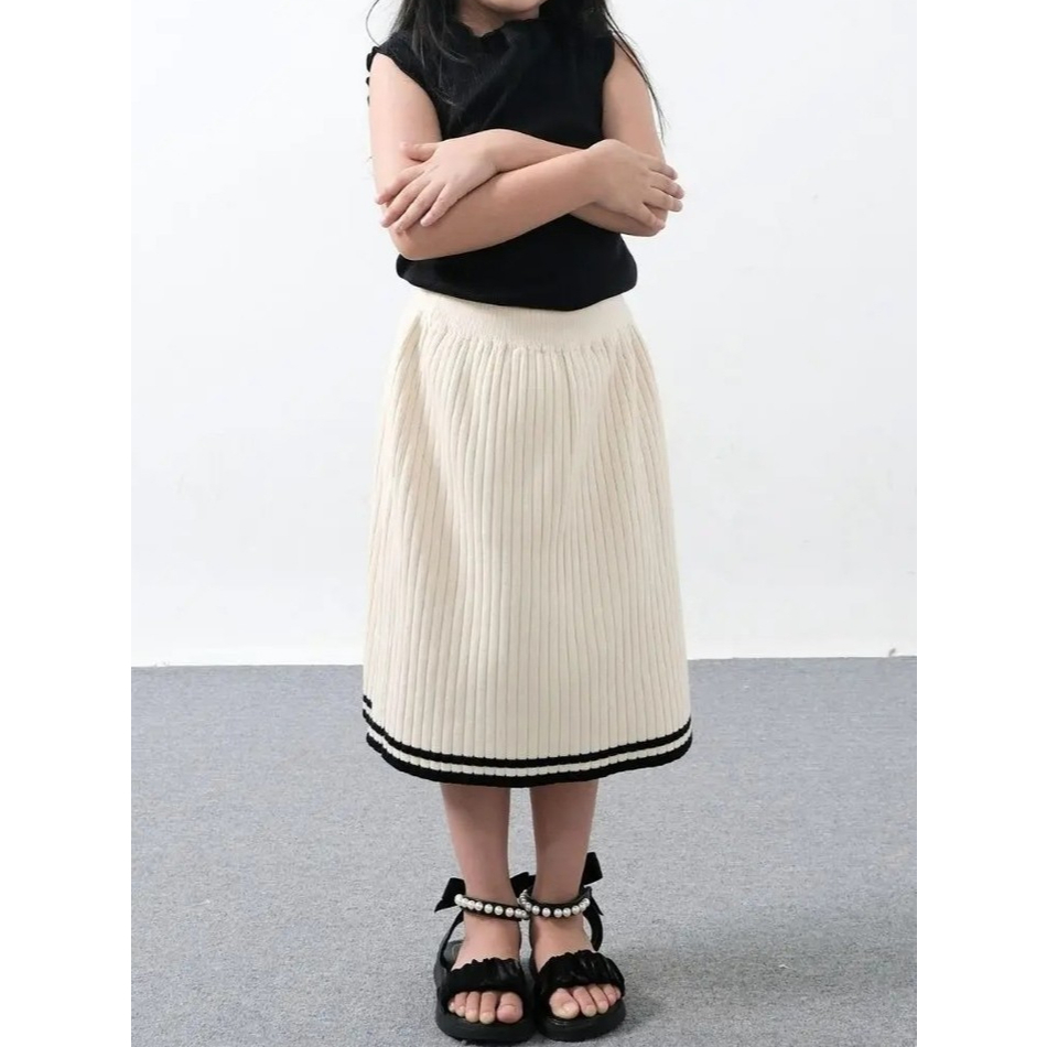 Naralproject | Devina Knit Skirt | Rok Anak Perempuan | Rok Rajut Anak Perempuan | Rok Knit Anak Per
