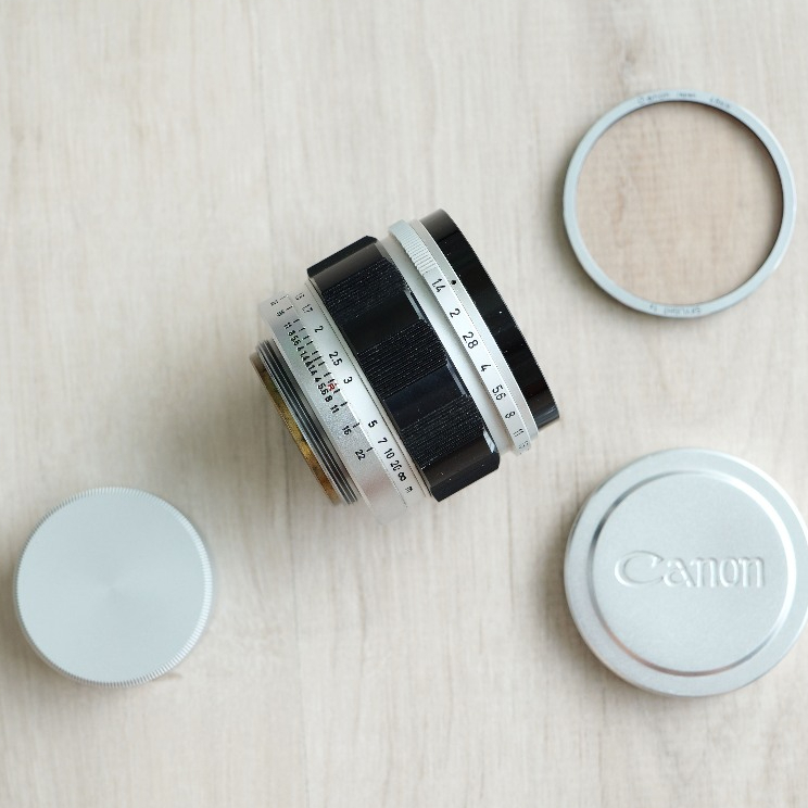 Canon 50mm F 1.4 LTM Leica M Early Batch Type 1 Rare Japanese Summilux Tajam Mulus