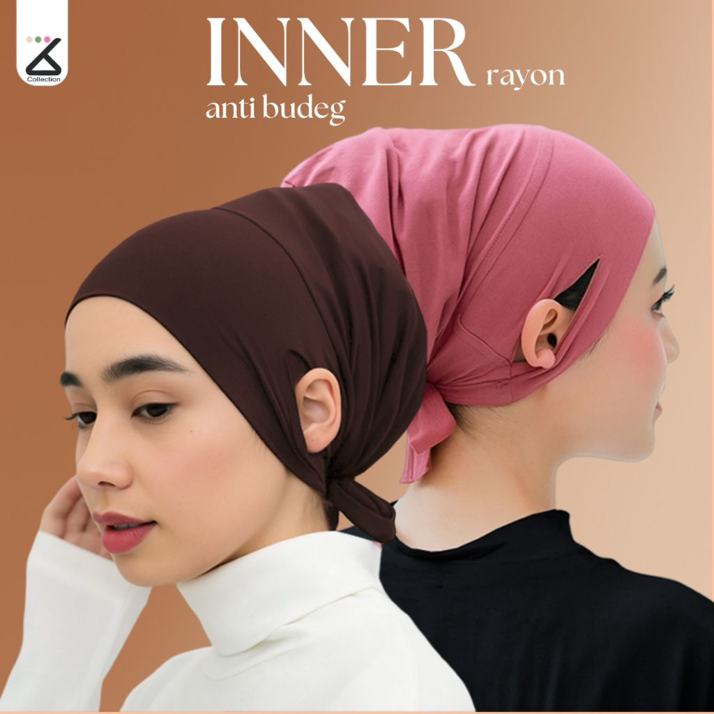ciput anti budeg//ciput bolong telinga//ciput kaos rayon super//inner hijab bolong kuping