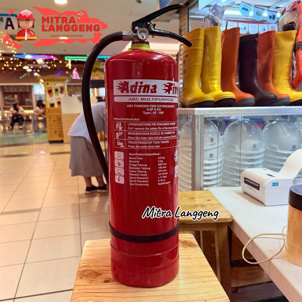 APAR 6KG ABC POWDER - ALAT PEMADAM API RINGAN
