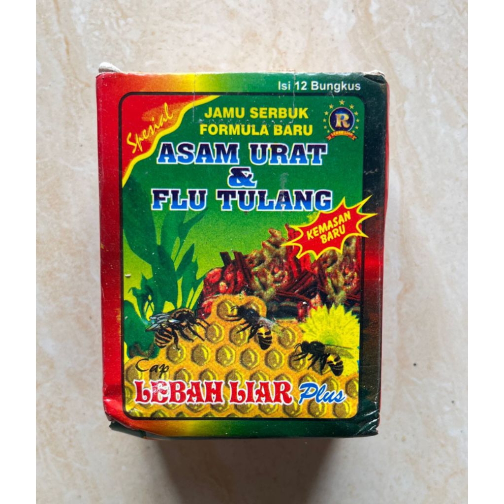 Jamu serbuk asam urat & flu tulang