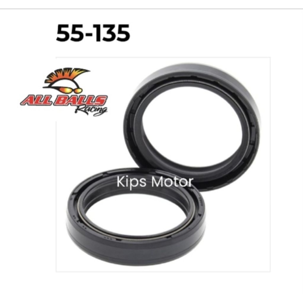 Seal oli shock depan BMW F 800 GS / R ukuran 45 x 58 x 11 All Balls 55-135