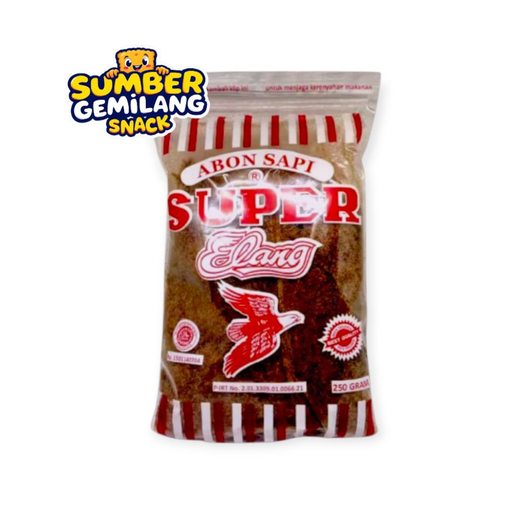 abon sapi super elang 250 gram abon sapi super cap elang 100 gram abon sapi super cap elang 500 gram