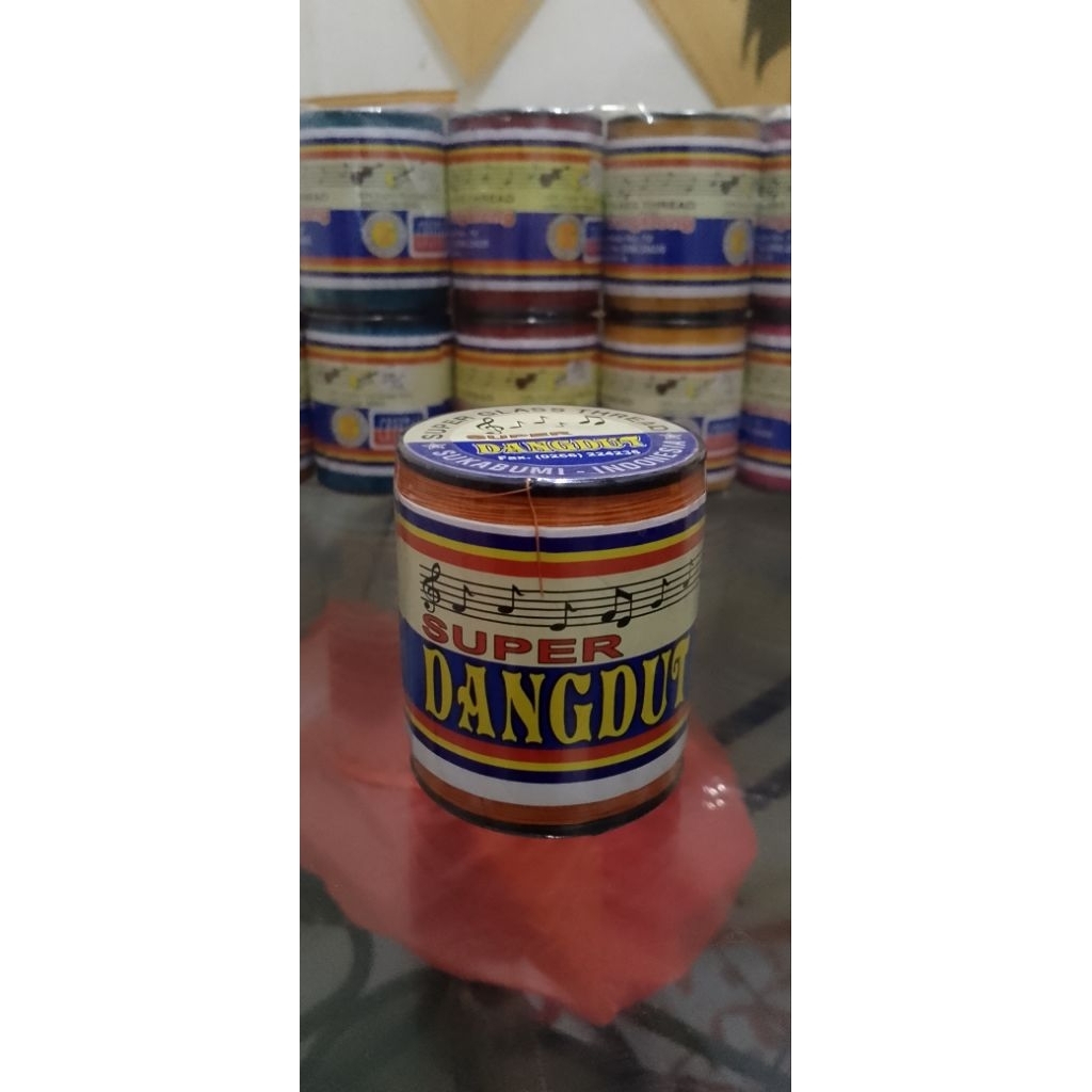 1 pcs gelasan benang katun dangdut thread original asli Ck 2000yard