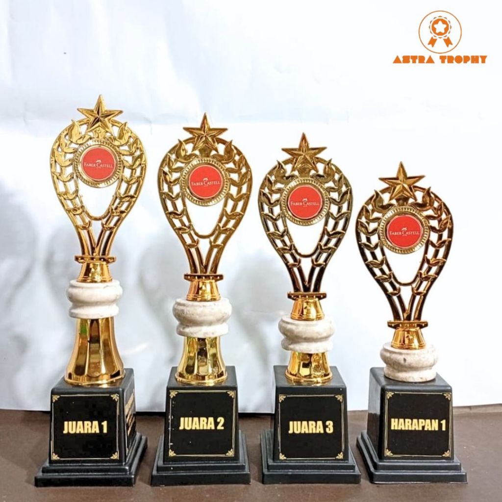 PIALA JUARA 1234 SATUAN KOMBINASI MARMER