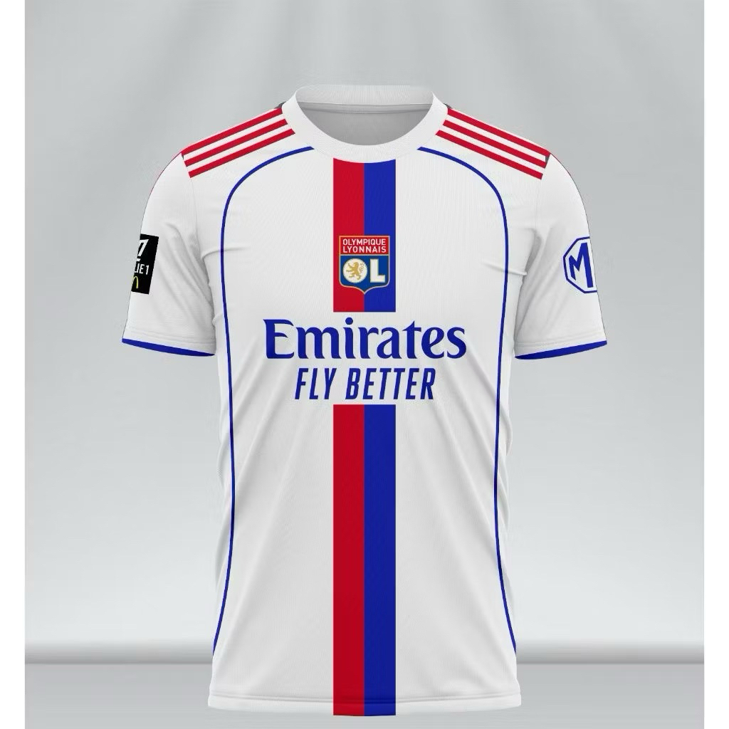 Jersey Lyon Home Away 25/26 Fullprinting