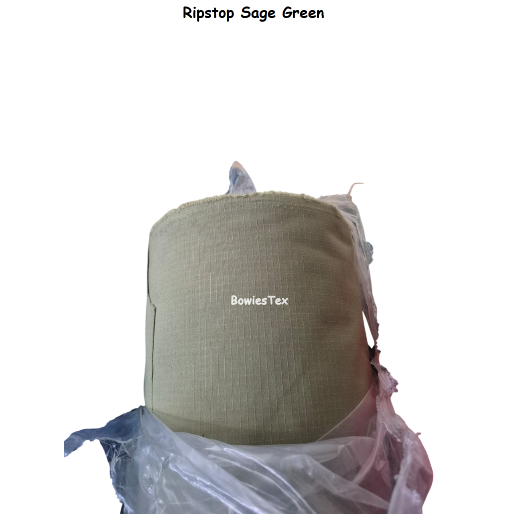 Kain Ripstop Sage Green Bahan Ripstop SR Hijau Atribut TR Sage Green