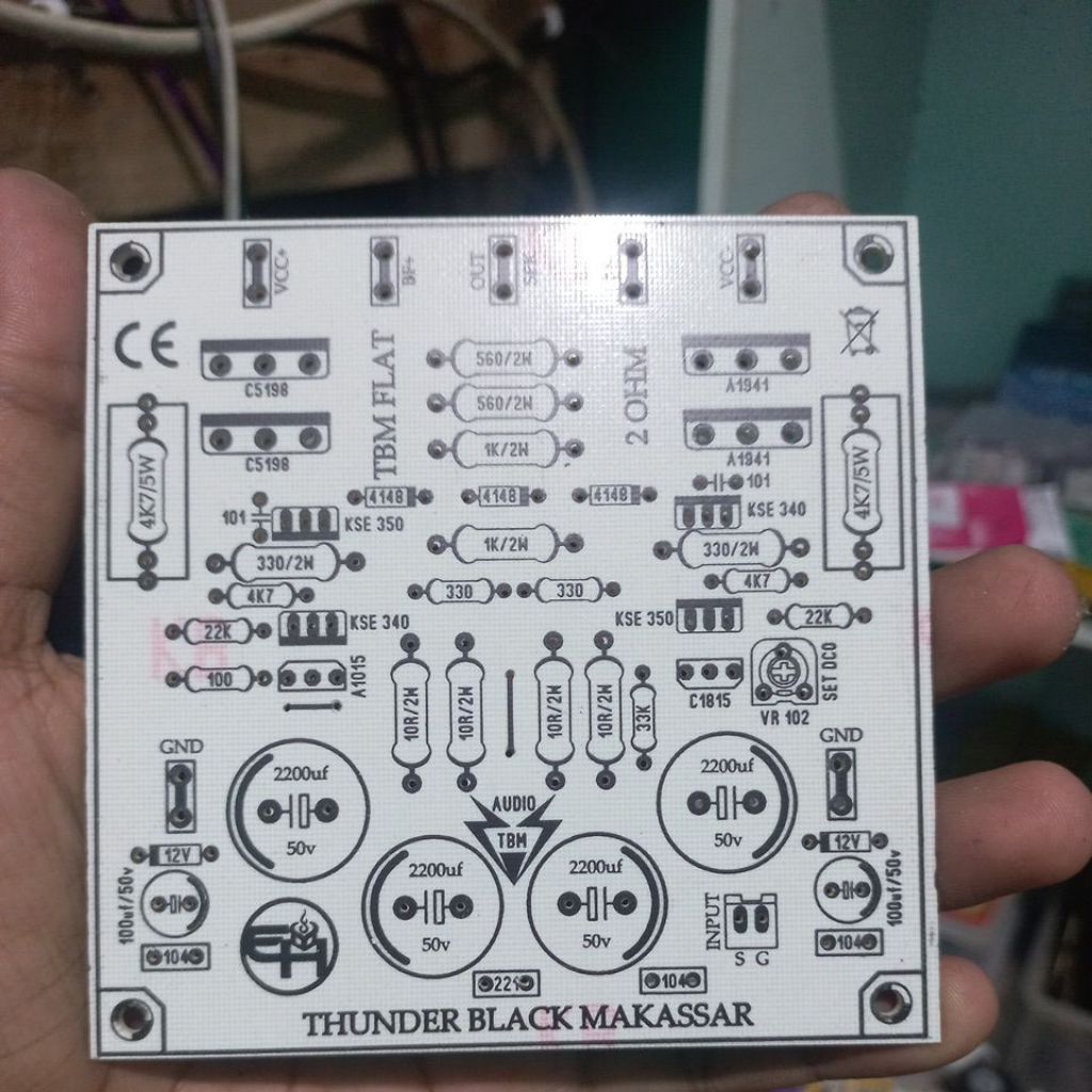 PCB TBM Flat Bahan Fiber Chem