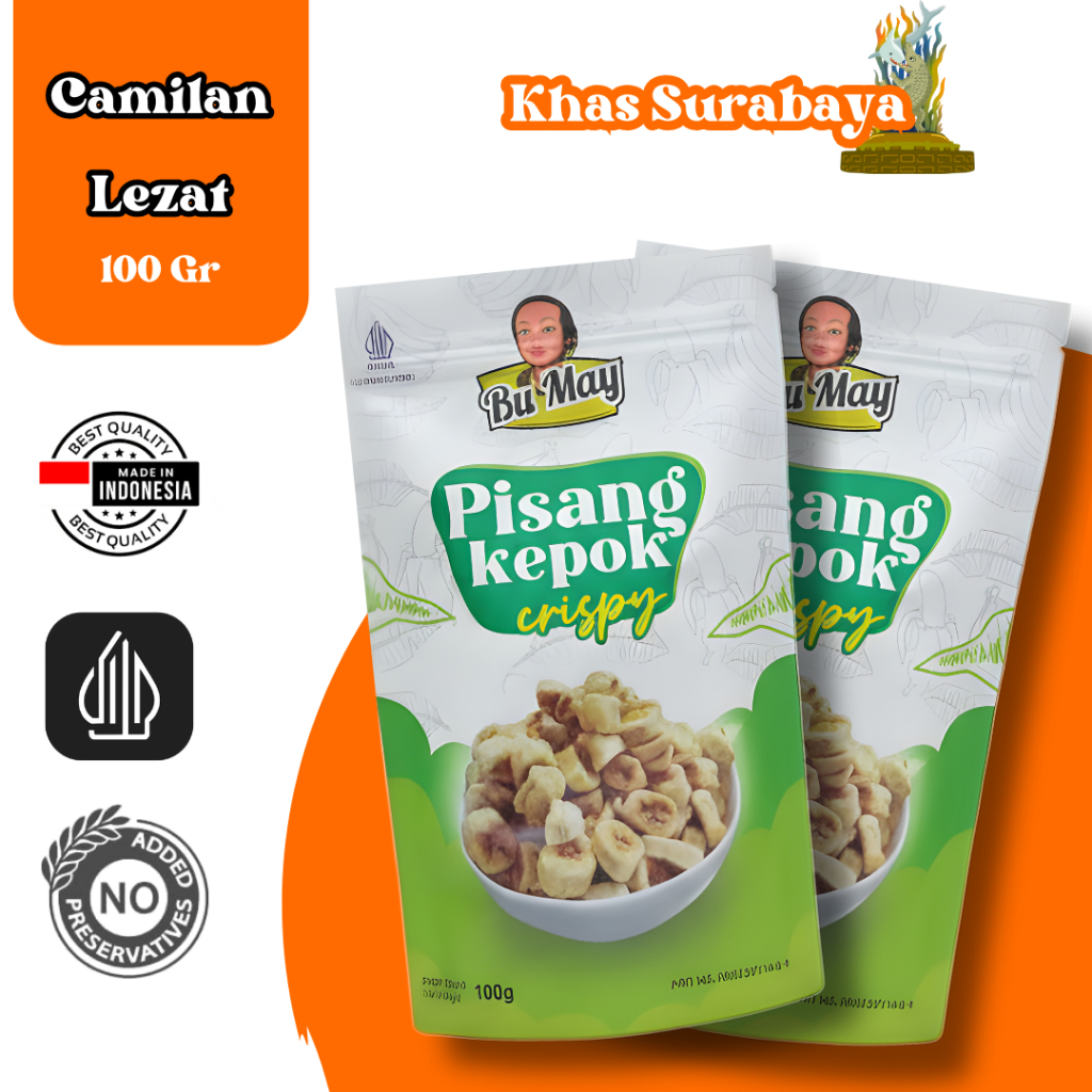 Camilan Anti Galau Dari Surabaya Keripik Pisang Kepok Pilihan 100gr