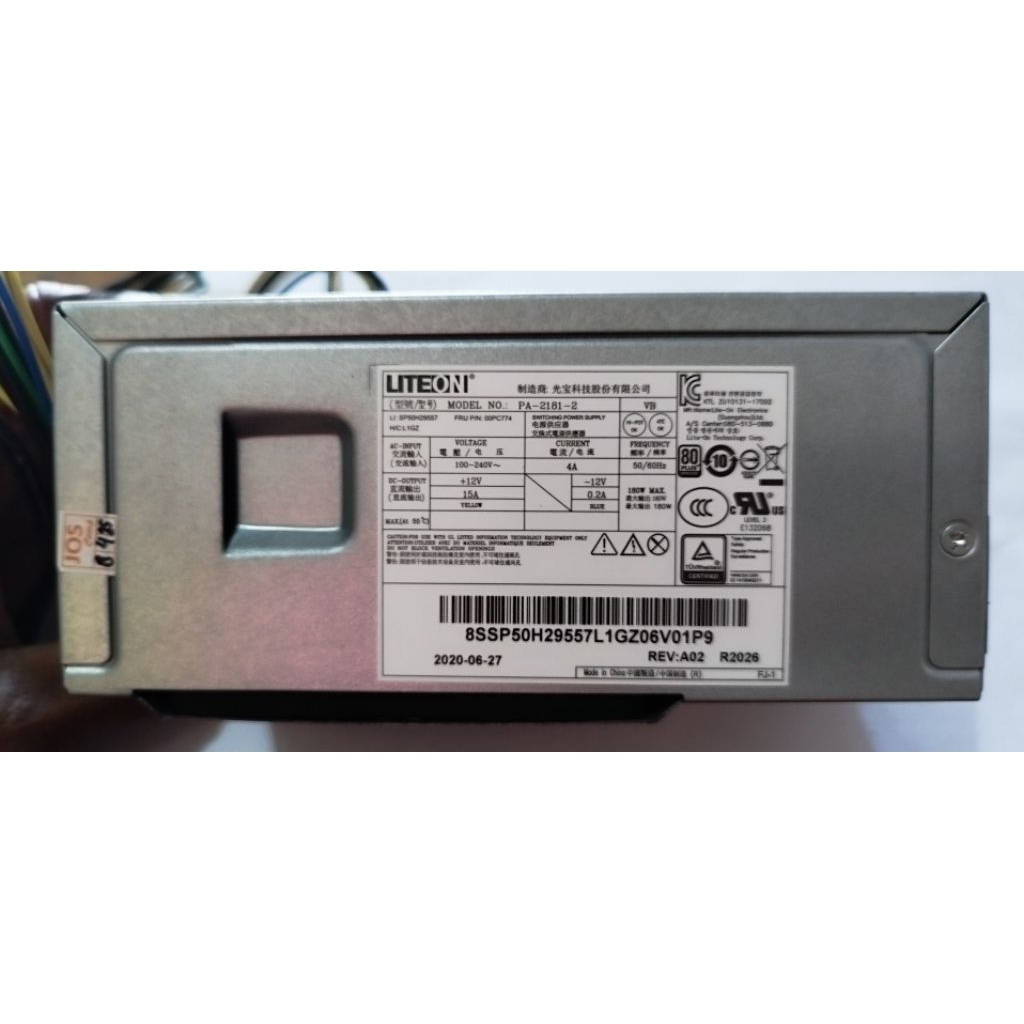 Power Supply /PSU lenovo SFF M920s/M910s