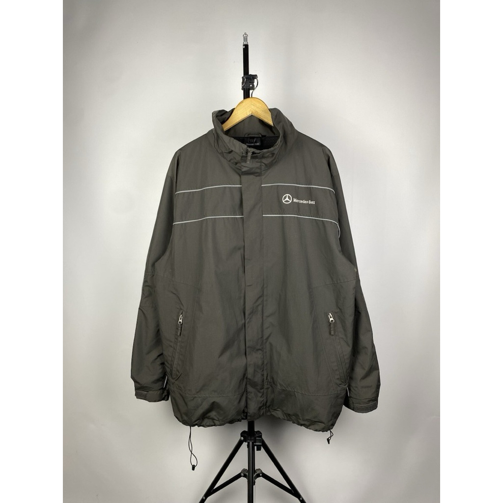 Official Mercedes ninja Racing Black F1 Big Logo 90s Rare Jacket Men’s Size S