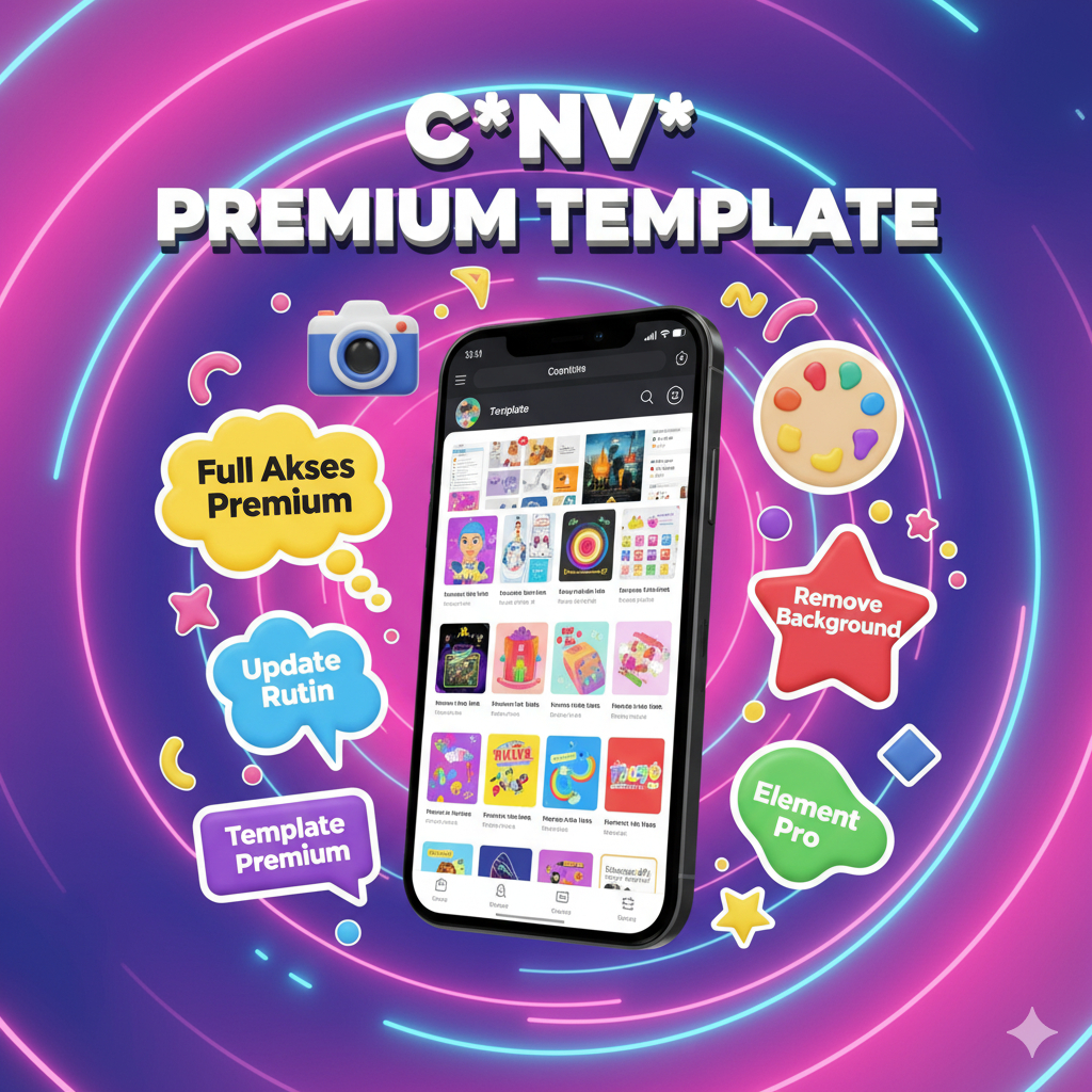 Template Canva Pro Premium Lengkap Termurah