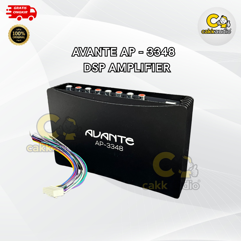 Power Processor Audio Mobil DSP Amplifier Avante AP-3348
