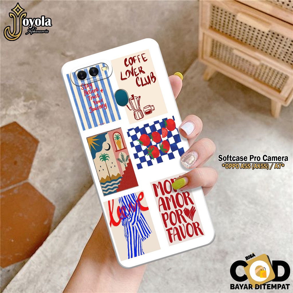 Case Hp OPPO A5S / AX5s / A7 - Casing Hp OPPO A5S / AX5s / A7 - JOYOLA - Fashion Case Aesthetic - Ca