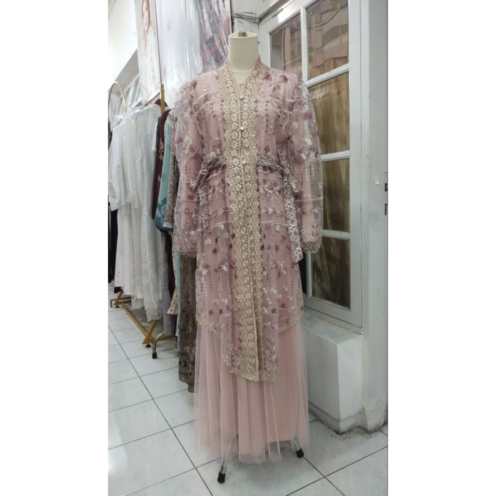 Gamis Hazha set inner outer