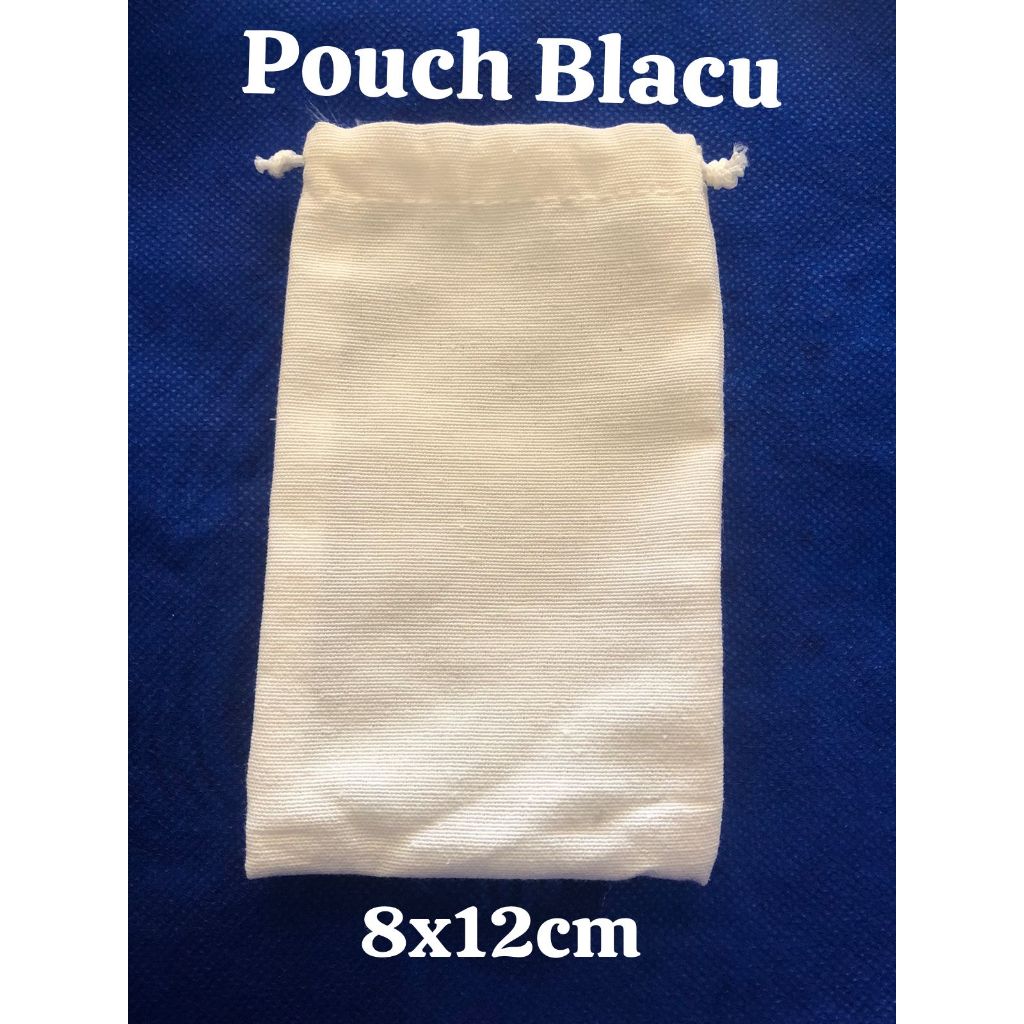 Pouch Blacu Serut Polos Uk 8x12cm