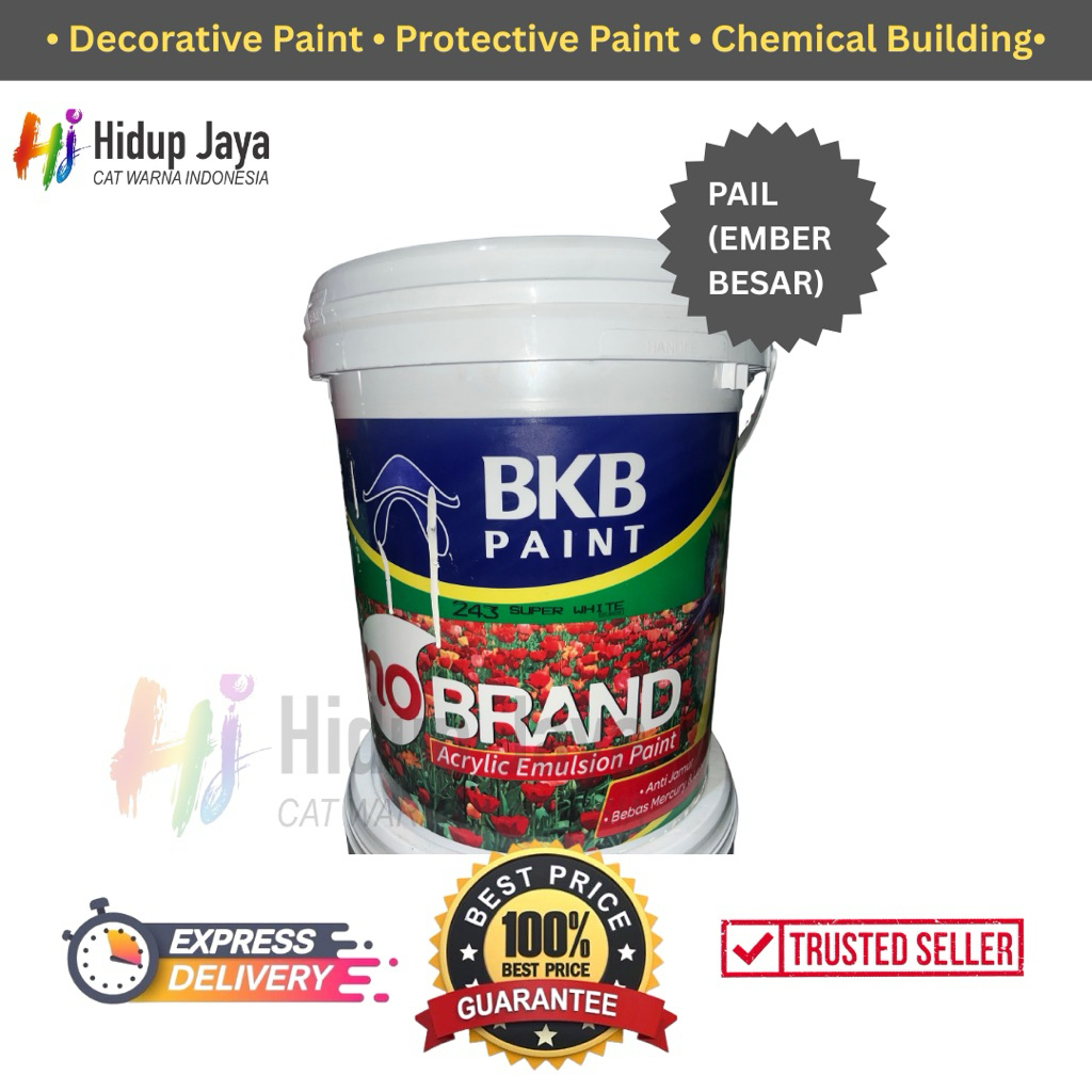 Cat Tembok Plafon No Brand 234 Super White