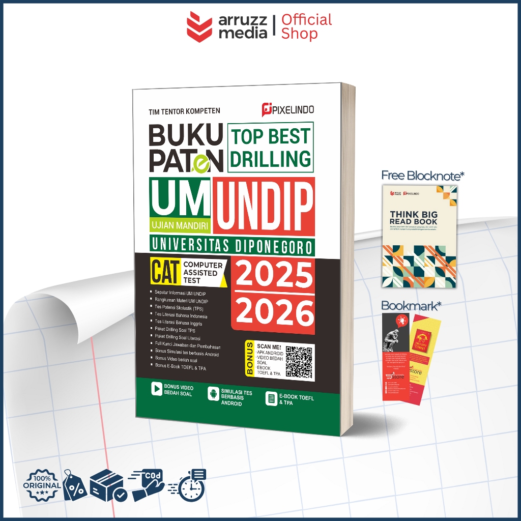 Buku Paten TOP BEST Drilling UM UNDIP 2025/2026 arruzzmediastore