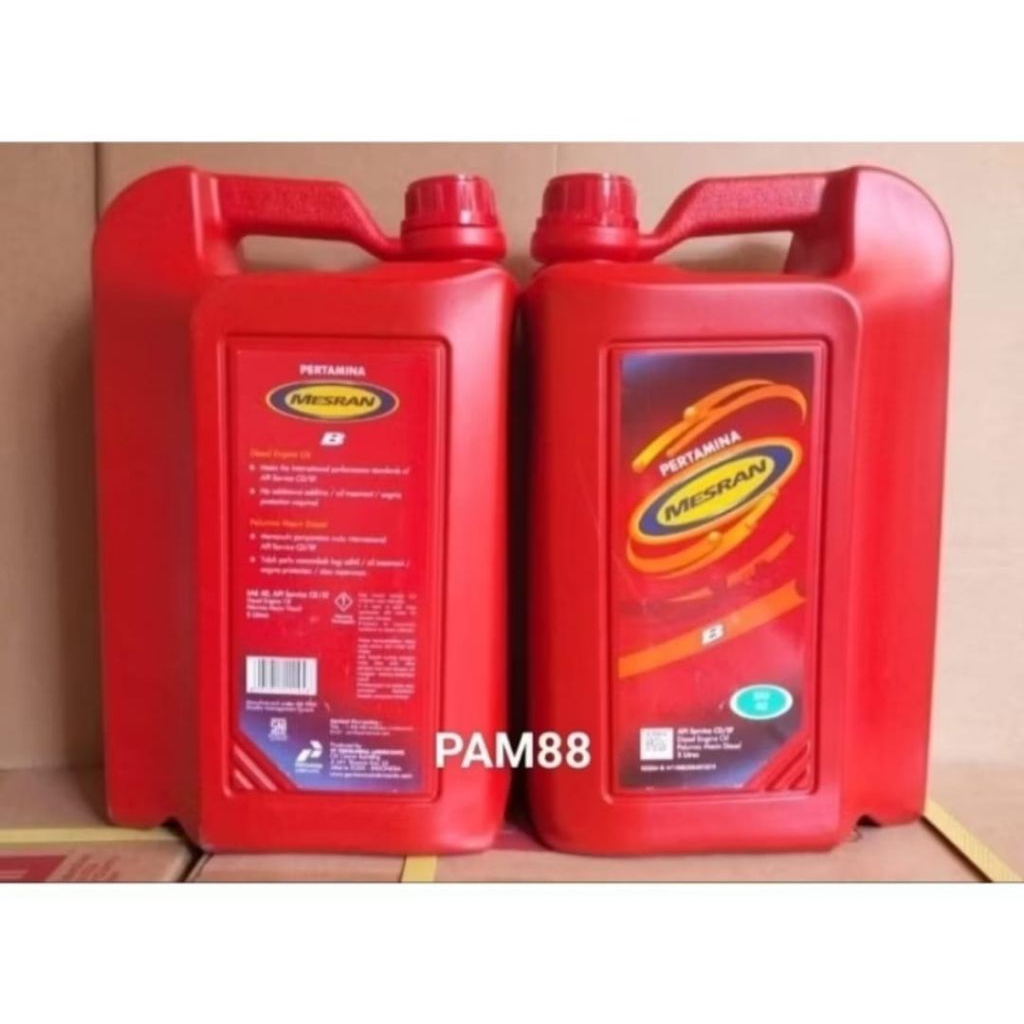 Oli Mesran B sae 40...5 liter.