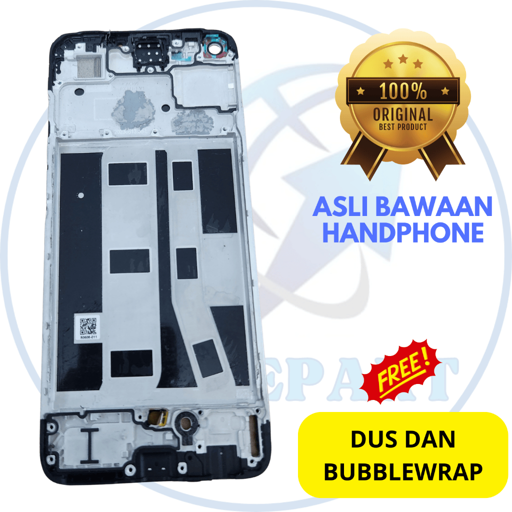 Frame tatakan LCD hp Oppo a78 4g - asli original copotan cabutan bawaan