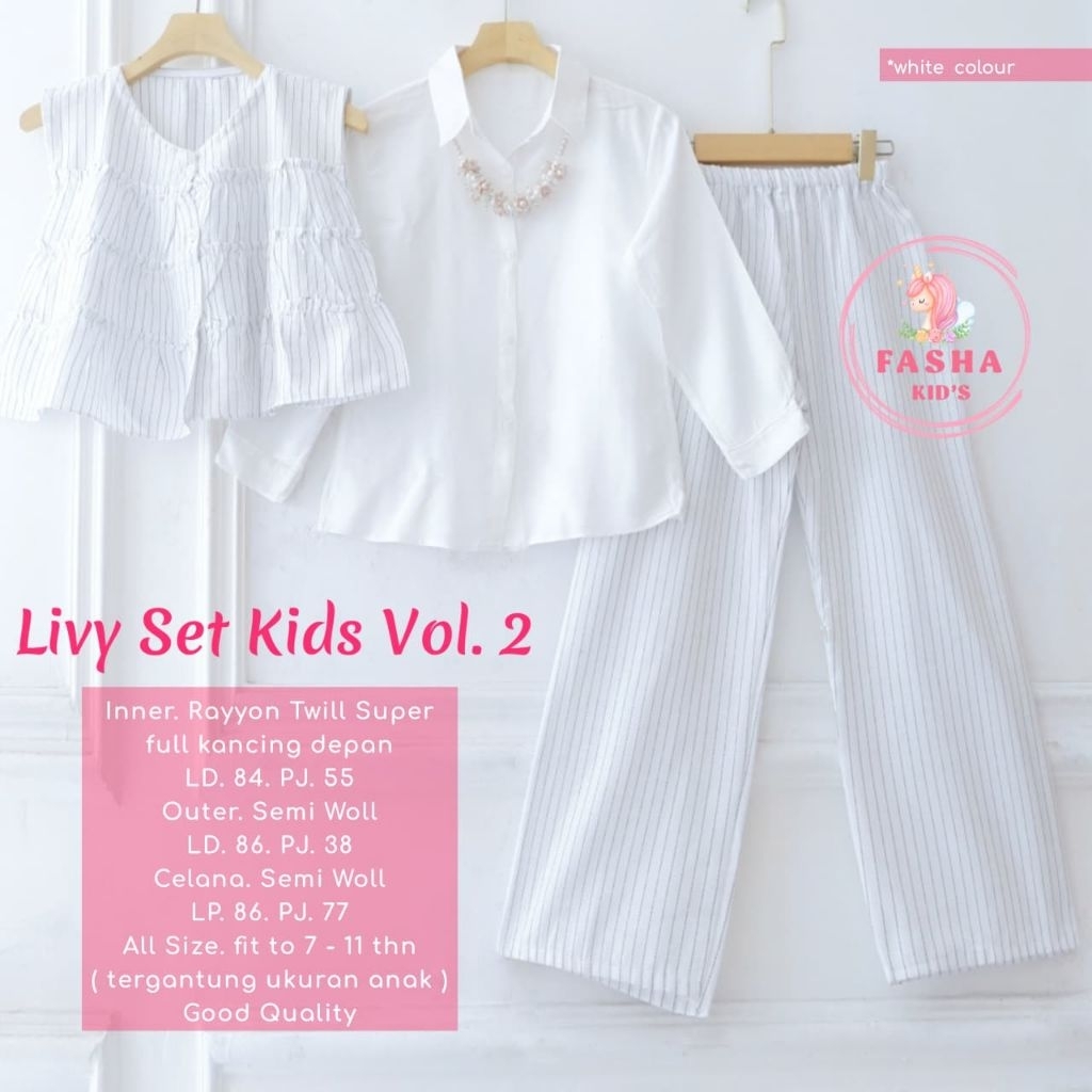 livy set kids ORI Fasha kids ORI Fasha kids