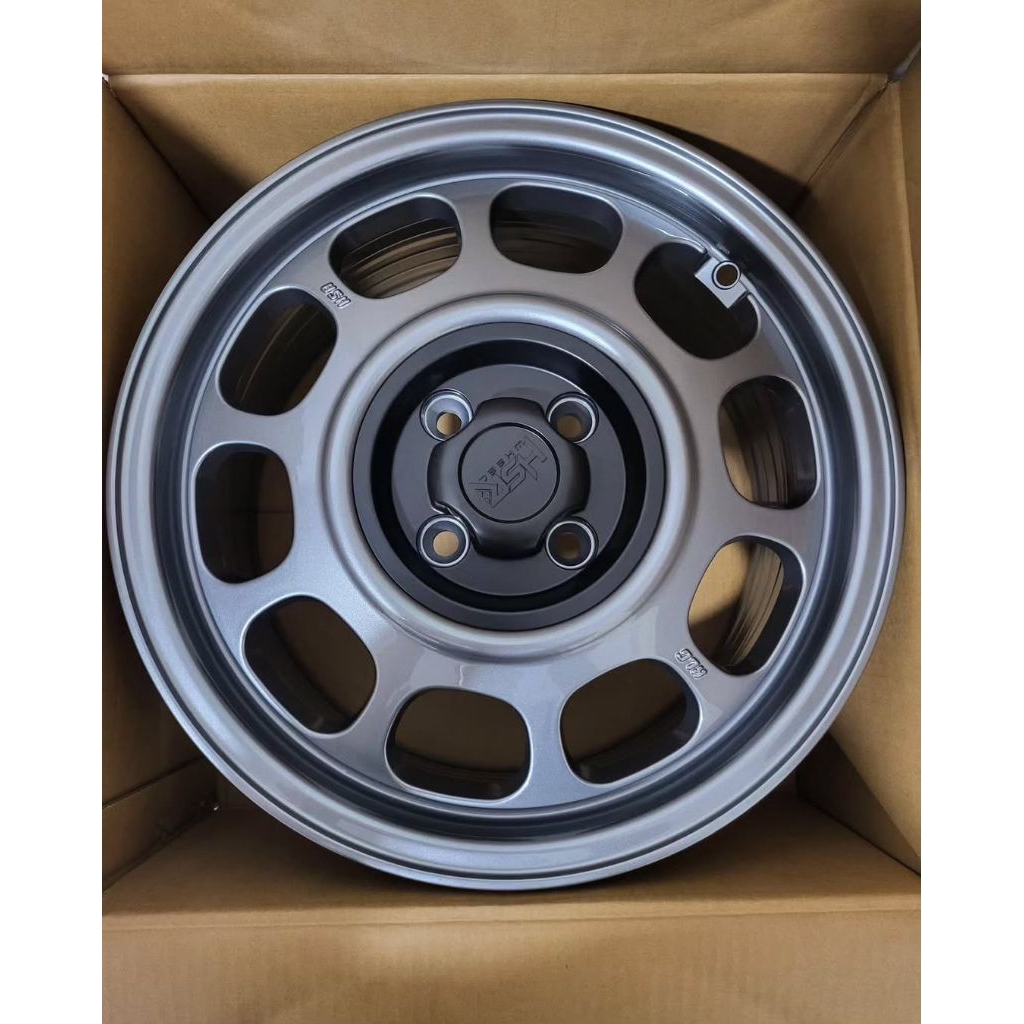 Velg Mobil R15 KLG HSR PCD 4X114 Style Kalcer Warna Grey