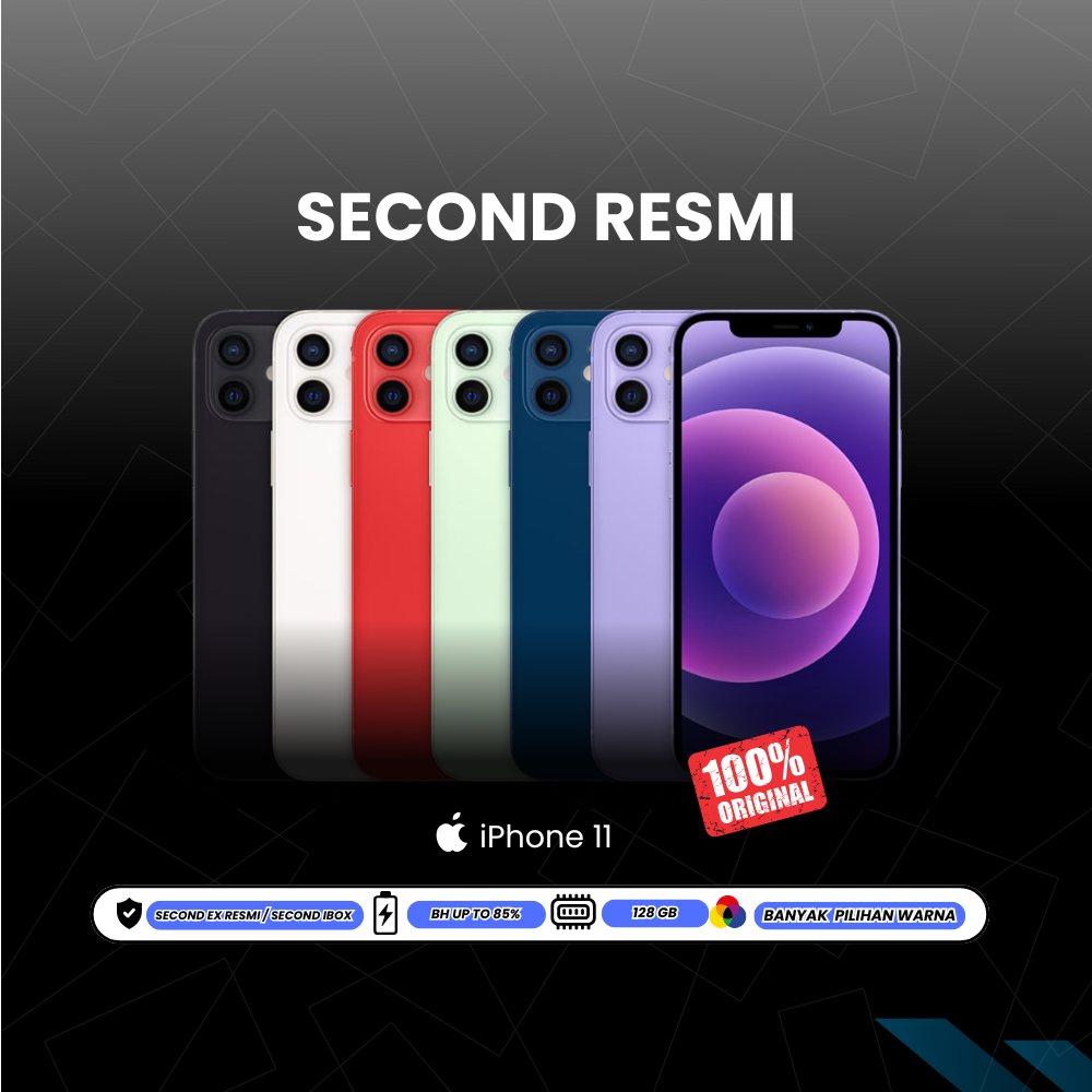 iPhone 11 128 GB EX RESMI | IPHONE 11 ORIGINAL EX IBOX