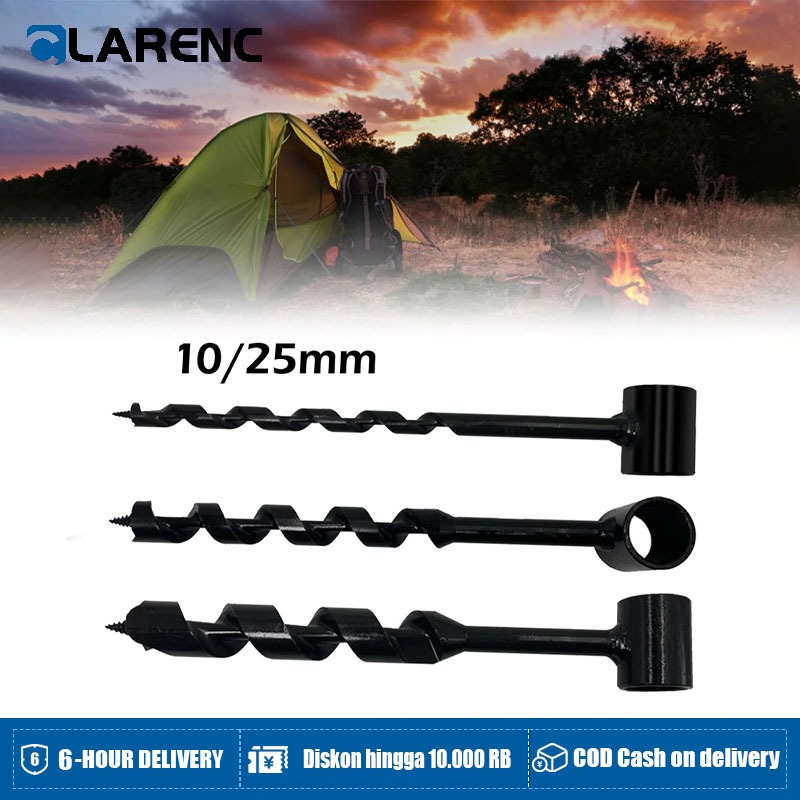 1* Bor Manual Tangan 26cm Mata Bor 10/25mm Auger Mata Bor Auger Bor Manual Kayu Untuk Kerajinan Kayu