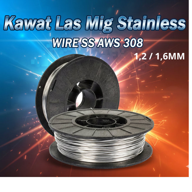 Kawat Las Mig Stainless Wire 308 0,8/1,2 MM