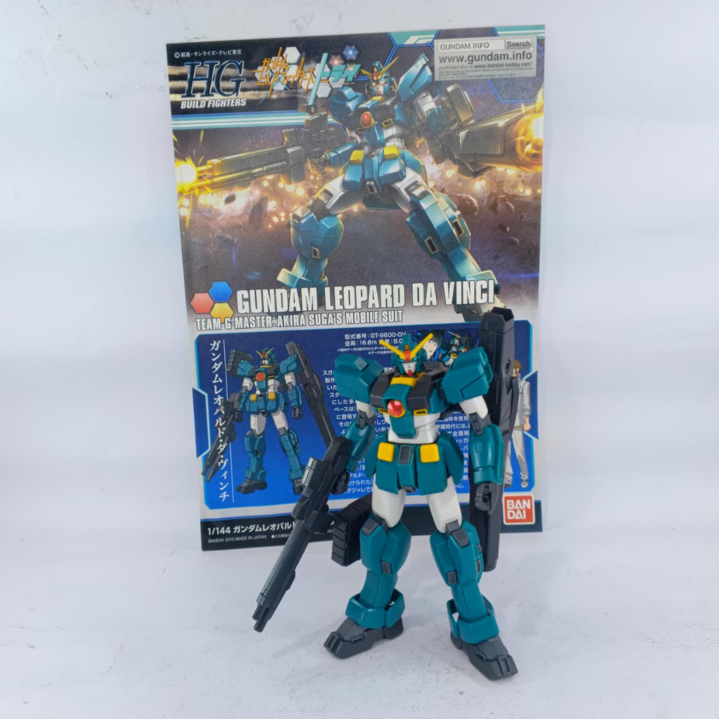 Bandai HGBFT Leopard Da Vinci / Model Kit Gundam HG 1/144 2nd Sudah Rakit HS124