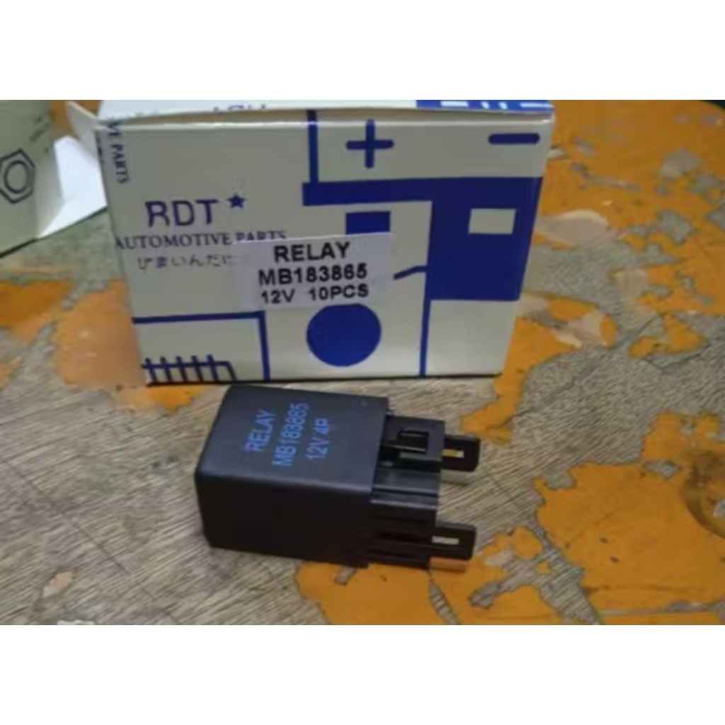 RELAY Omron 12 Volt Mobil L300 4 PIN (4kaki) merk rdt taiwan asli