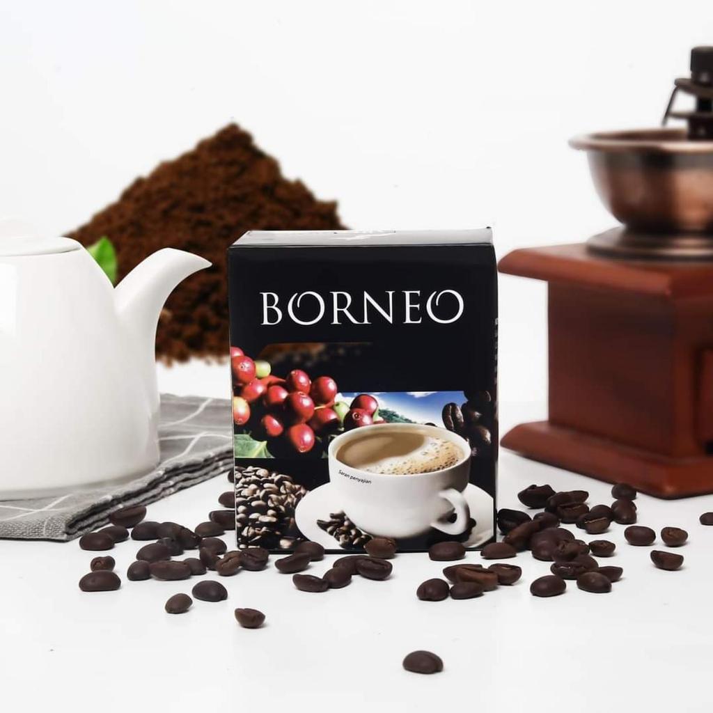 Kopi Borneo 1 Box Produk Asli Original mengatasi lemah syahwat