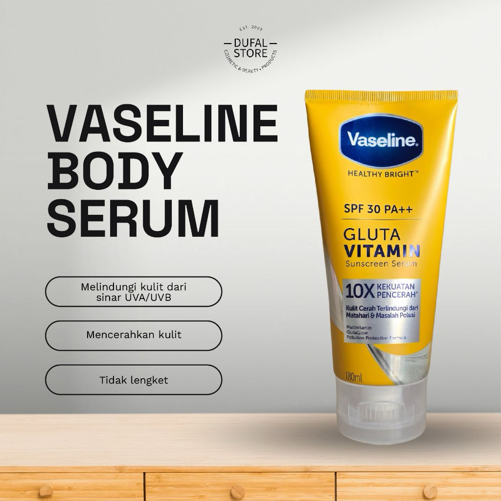 Vaseline Healthy Bright SPF 30 PA++ 100ml || Gluta Vitamin Sunscreen Serum