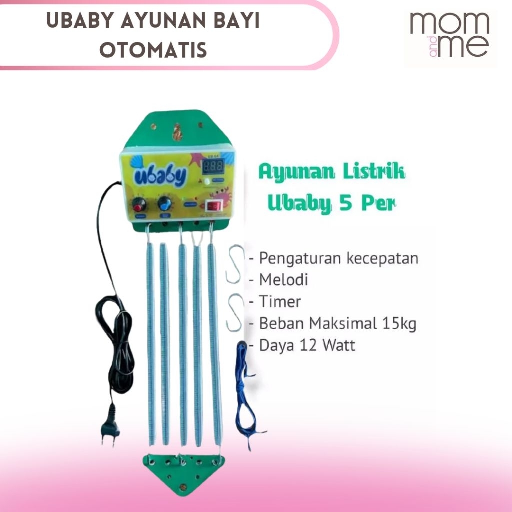 UBABY Ayunan Bayi Elektrik 5 Per