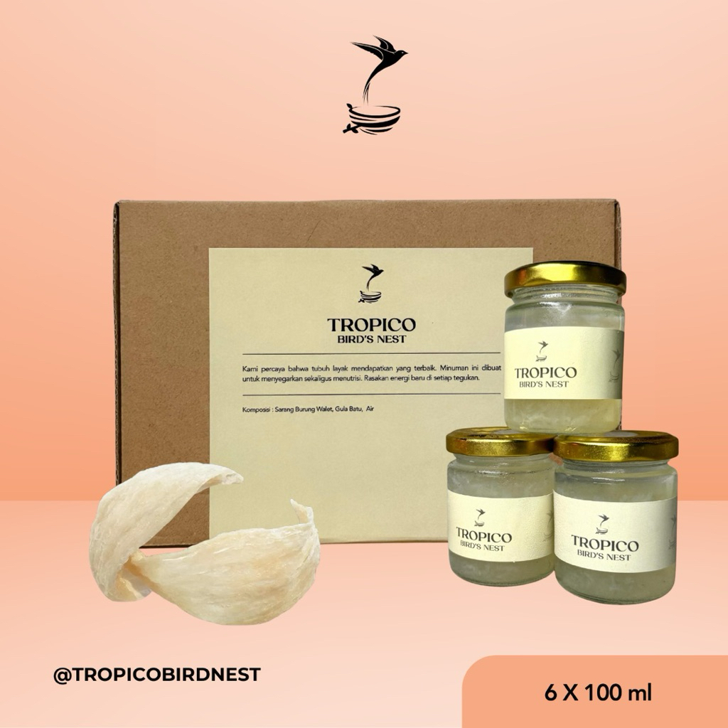 Minuman sarang burung walet 100% Walet asli Original (100 ML)