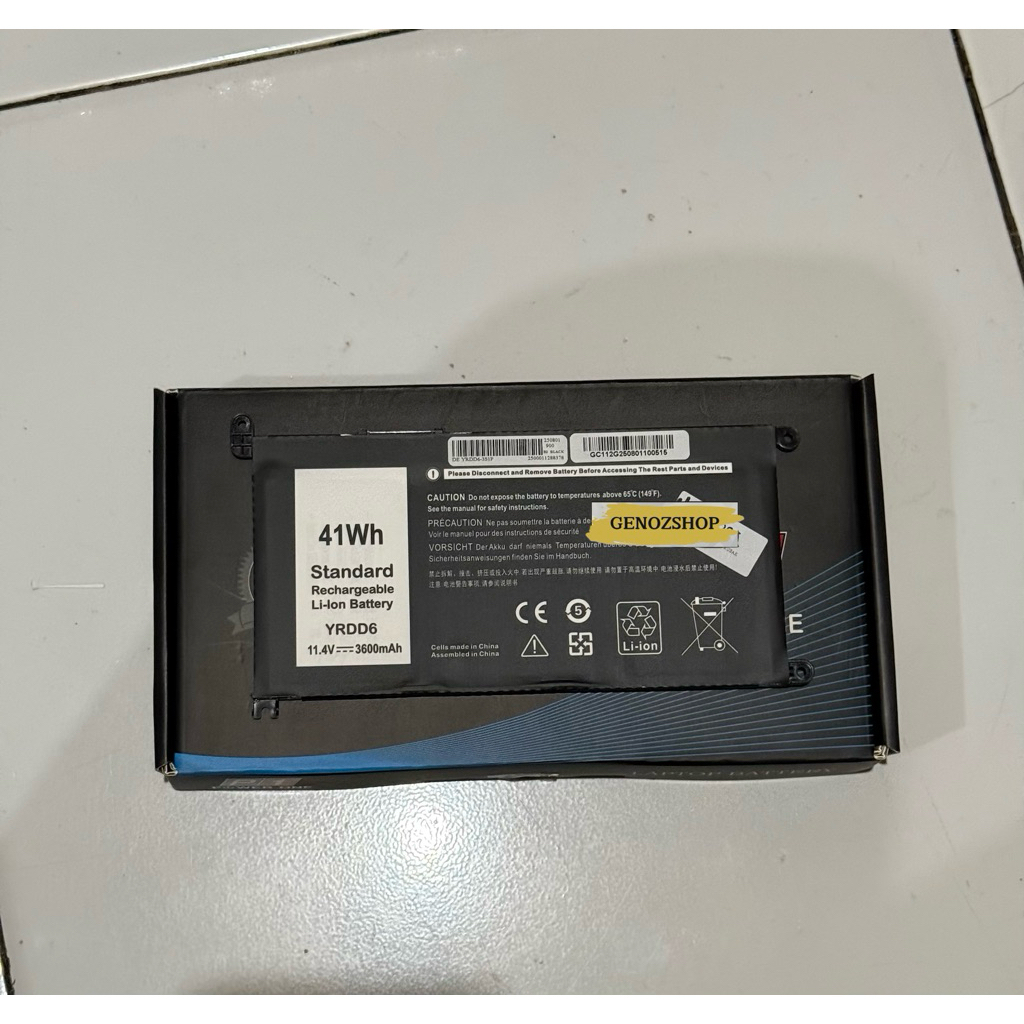 New Batterai Untuk Dell YRDD6 Inspiron 3480 3481 5481 5482 5485 5491 3480