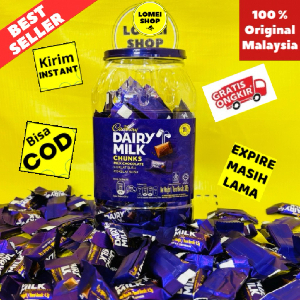 COKLAT CADBURY MALAYSIA TOPLES / CADBURY TOPLES / CADBURY JAR