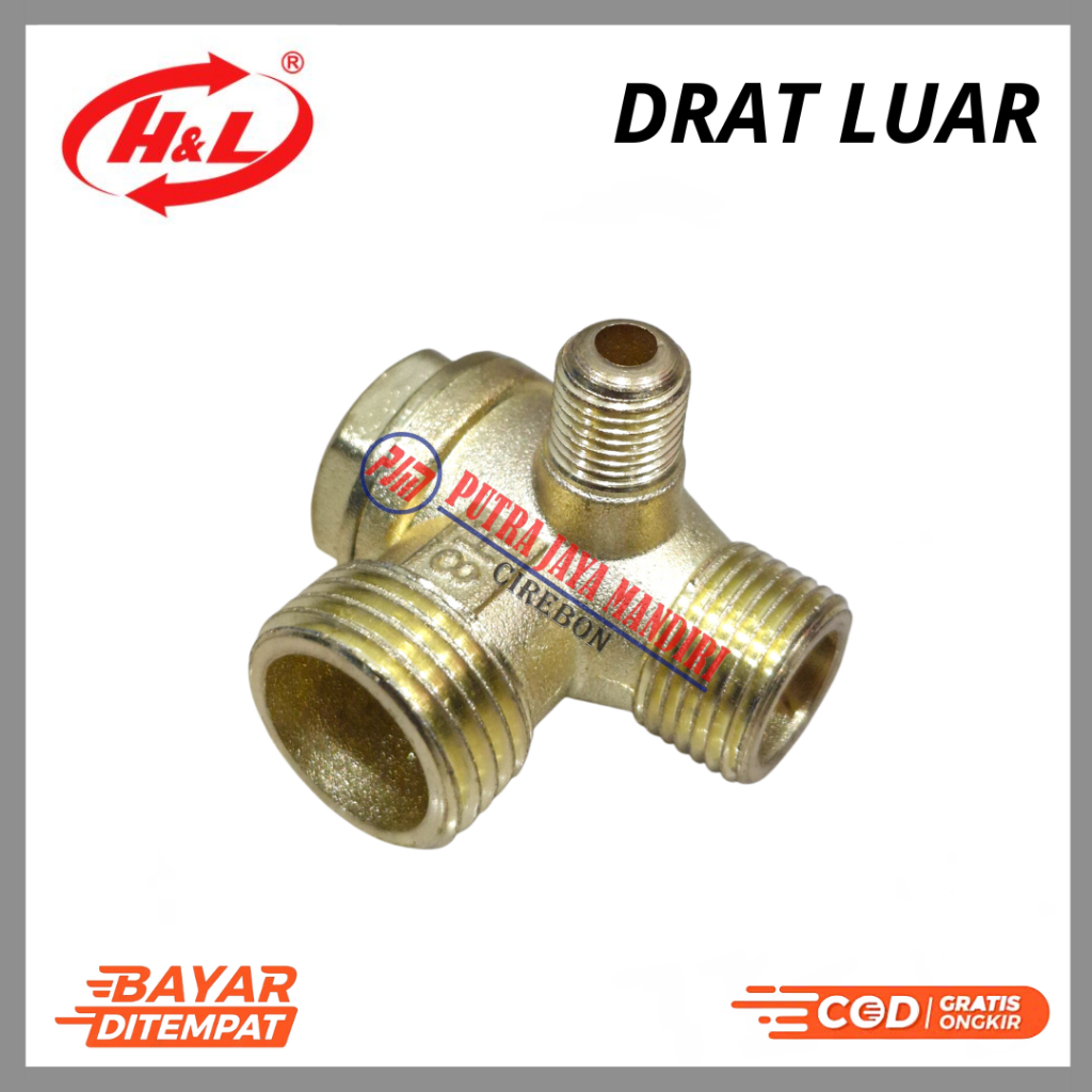 Drat Luar Kompressor / Neaple / Nepel / Neple Drat Luar Compressor - H&L
