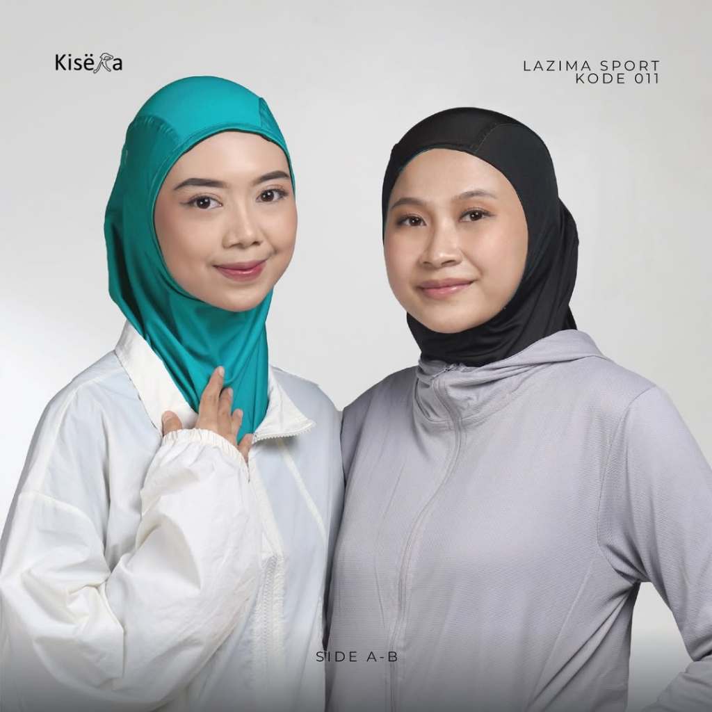 Kisera Official | Bergo Lazima  sport small 011 | Satu Kerudung Empat Warna | Kerudung Bolak-Balik p